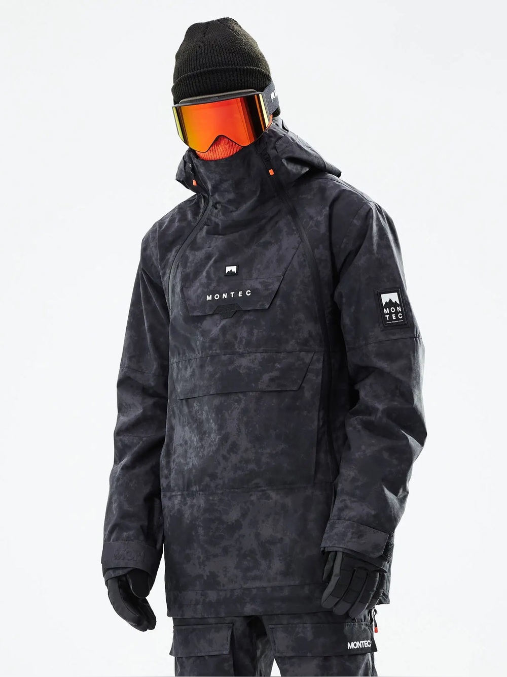 Men's Montec Doom Black Tiedye Ski/Snowboard Jacket